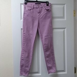 J  Brand mid rise skinny leg jeans